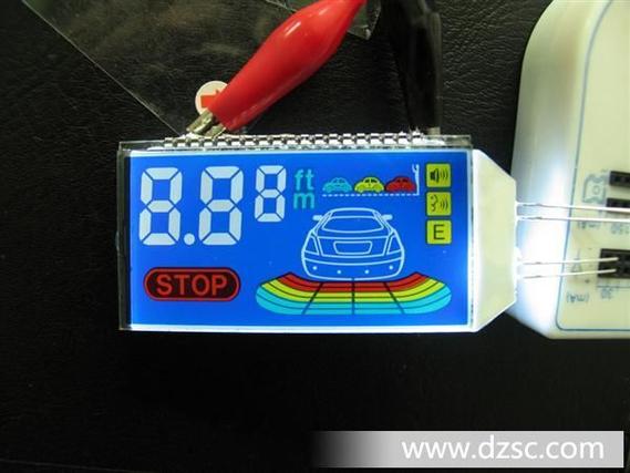 倒车雷达用lcd